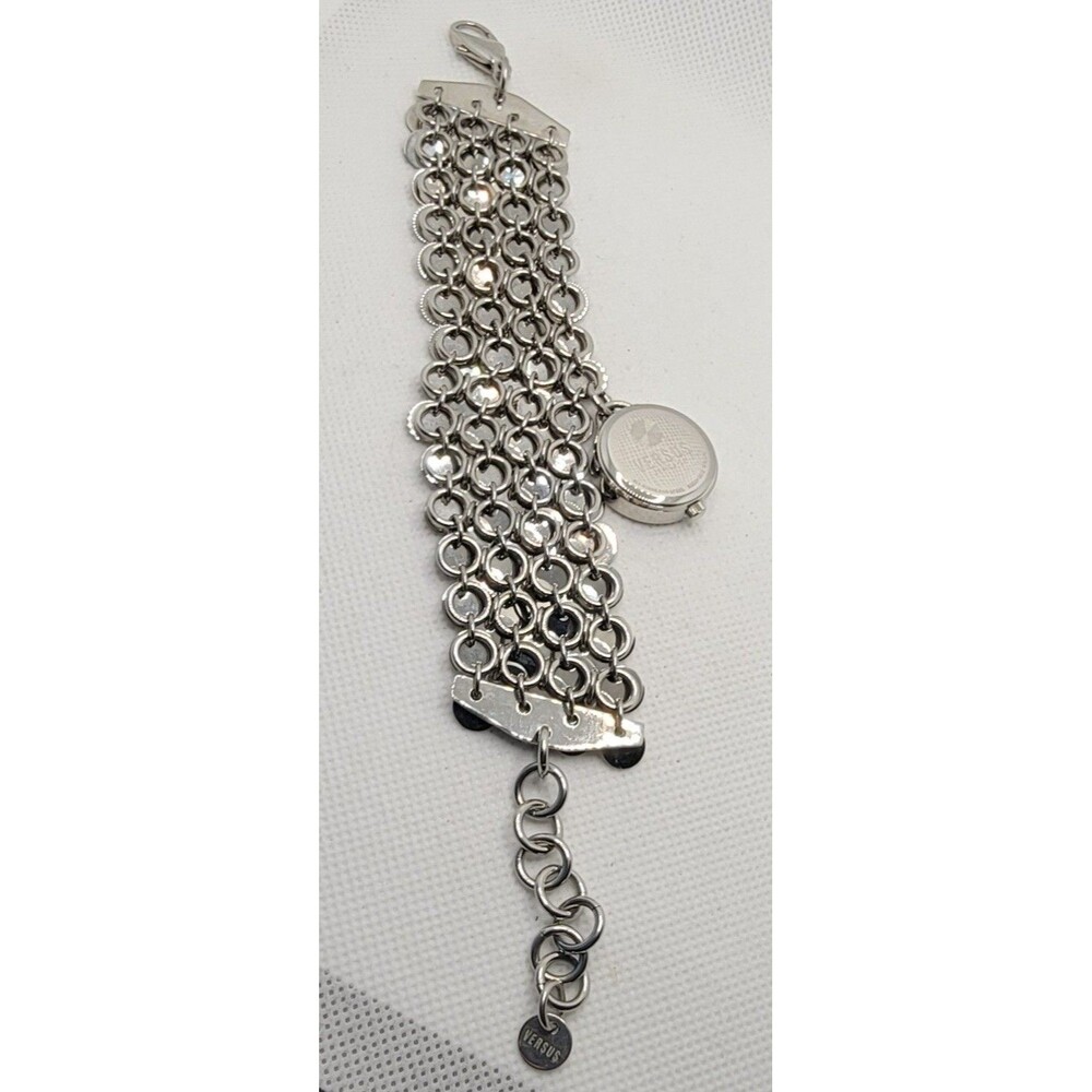 Womens Versus by Versace Stylish Trendy Fashion Silver Tone Bracelet Watch 01 - Picture 8 of 9